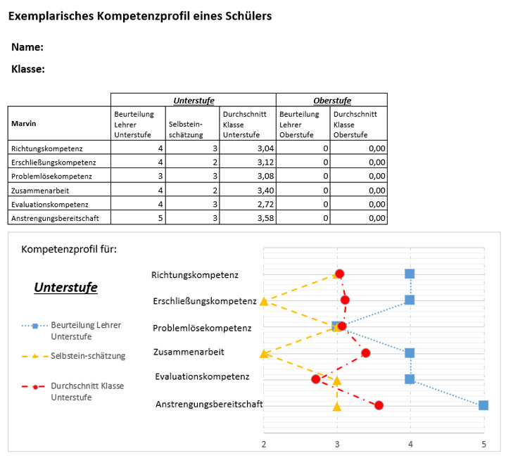 Beispiel Kompetenzprofil