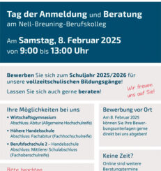 Download Flyer Anmeldung und Beratung