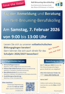 Download Flyer Anmeldung und Beratung